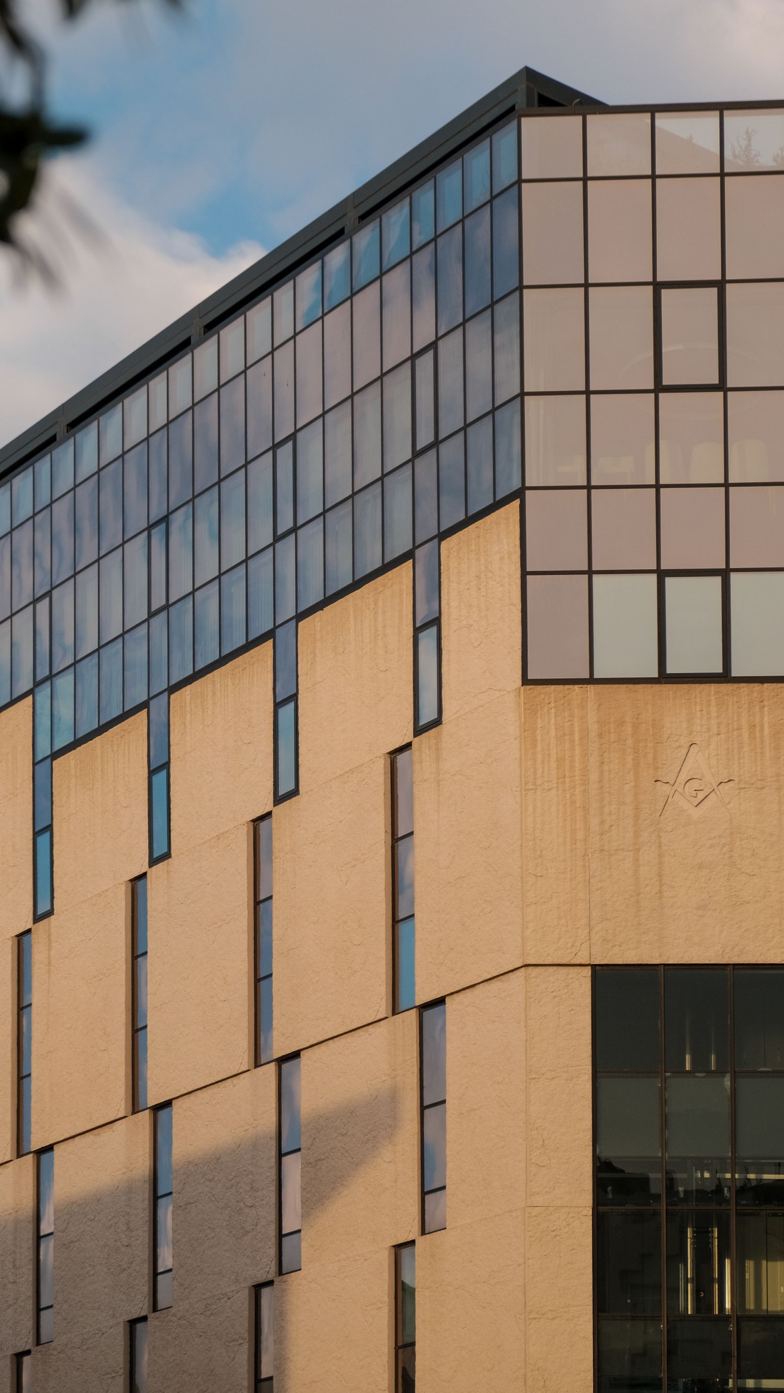 Modern chambers building exterior